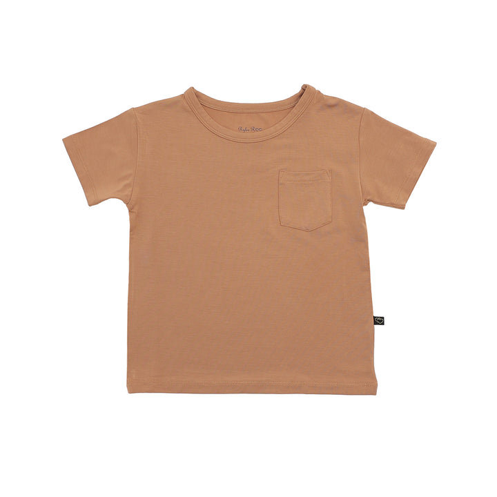 Caramel Short Sleeve Pocket Shirt