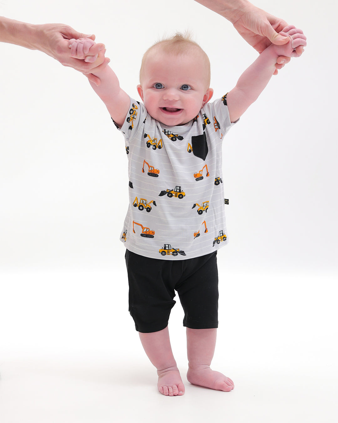 Tristan's Tractors Short Sleeve Shorts Set