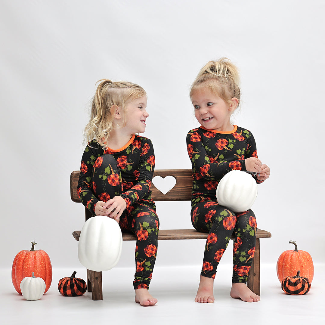 Parker's Pumpkins Long Sleeve Pajama Set