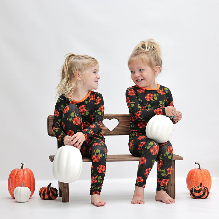Parker's Pumpkins Long Sleeve Pajama Set