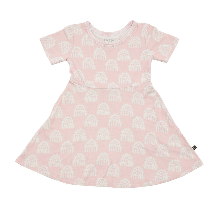 Rosalee's Rainbows Short Sleeve Swing Dress