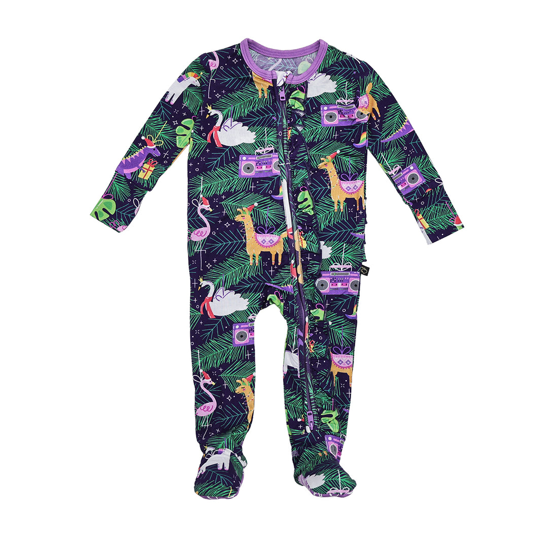 Olivia's Ornaments Ruffle Zipper Footie