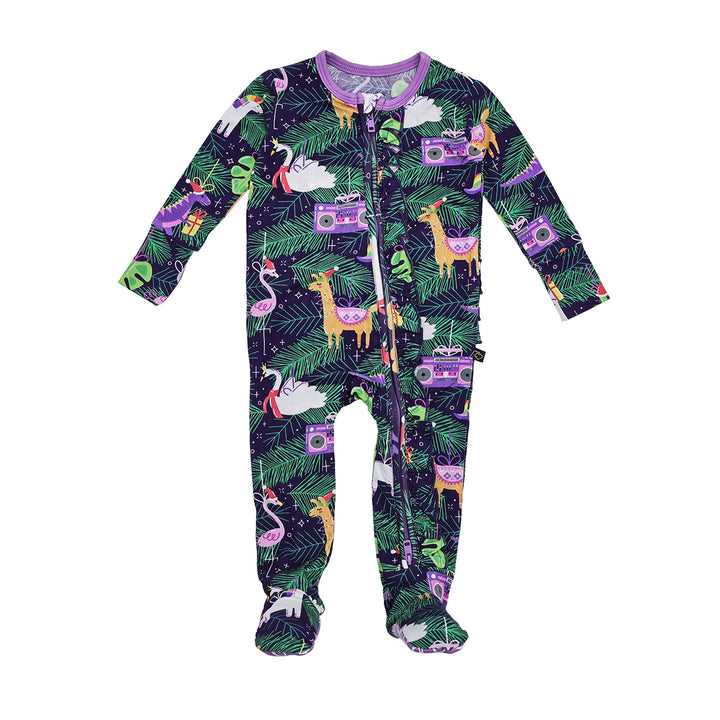 Olivia's Ornaments Ruffle Zipper Footie