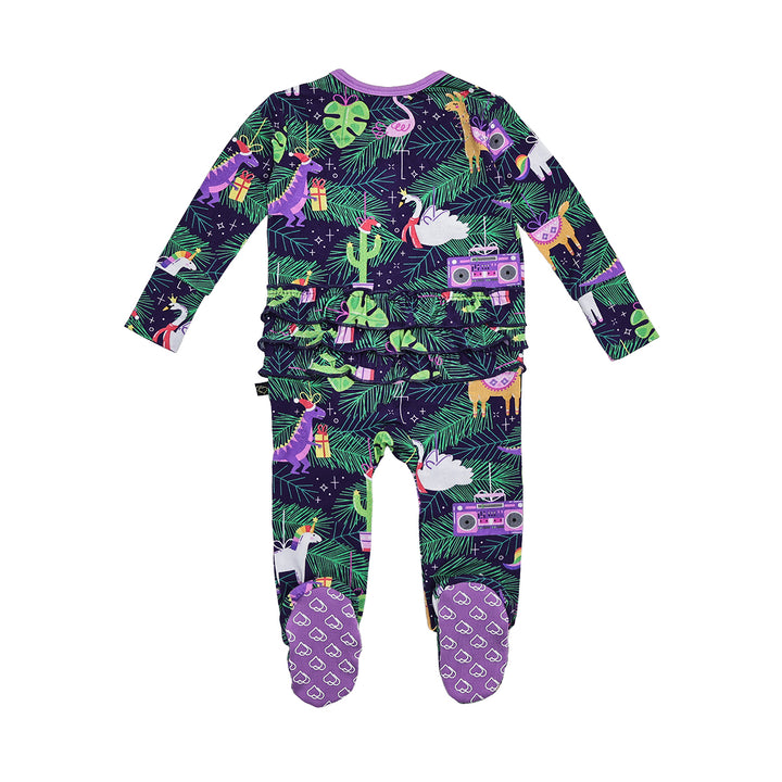 Olivia's Ornaments Ruffle Zipper Footie