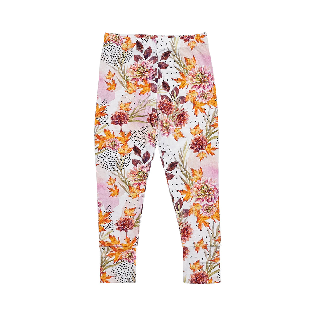 Farrah's Fall Floral Long Sleeve Henley Pajama Set