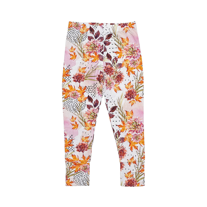 Farrah's Fall Floral Long Sleeve Henley Pajama Set